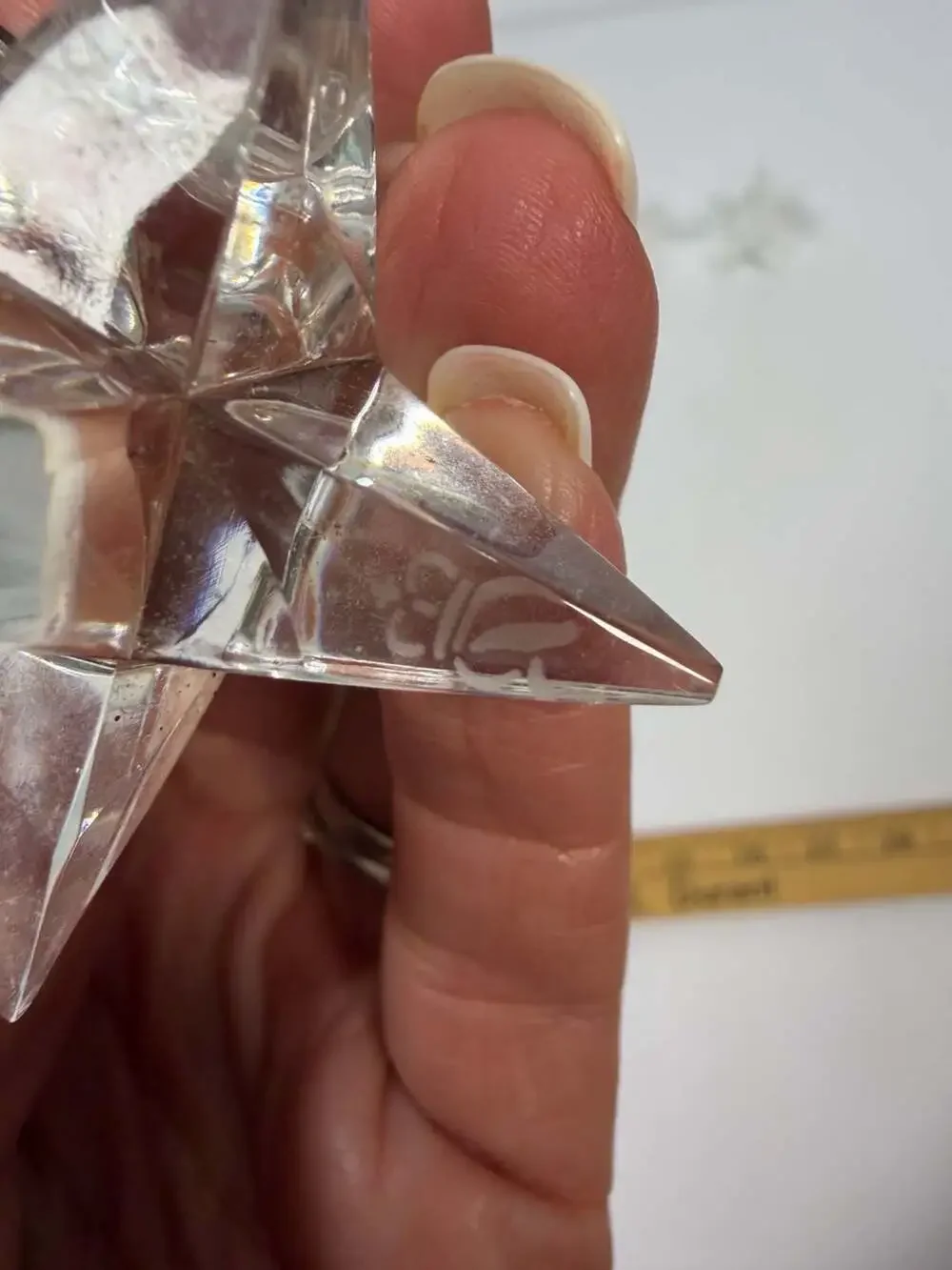 Rosenthal Studio-Line Crystal Star Candle Holder Set of 3